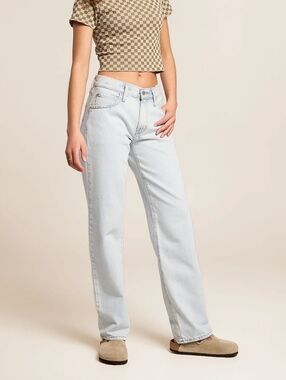 Levis 94' Baggy Light Blue High-Rise Straight Women’s Jeans Size 23